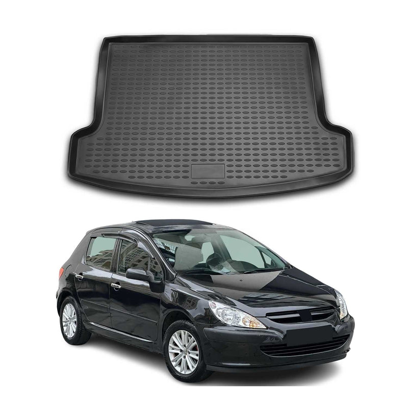 Tappetino per bagagliaio in gomma per Peugeot 307 Station Wagon 2002-2008