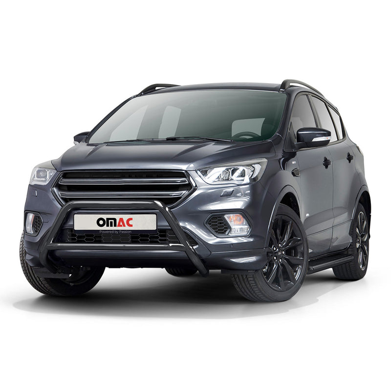 Protezione anteriore per Ford Kuga 2017-2025 ABE bull bar in acciaio nero