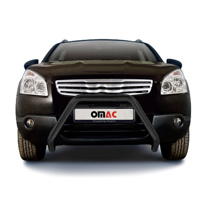 Protezione anteriore per Nissan Qashqai 2007-2010 con ABE acciaio nero
