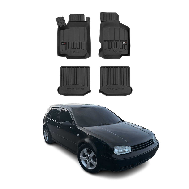 Tappetini VW Golf 4 1997-2006 TPE Nero 4 pezzi
