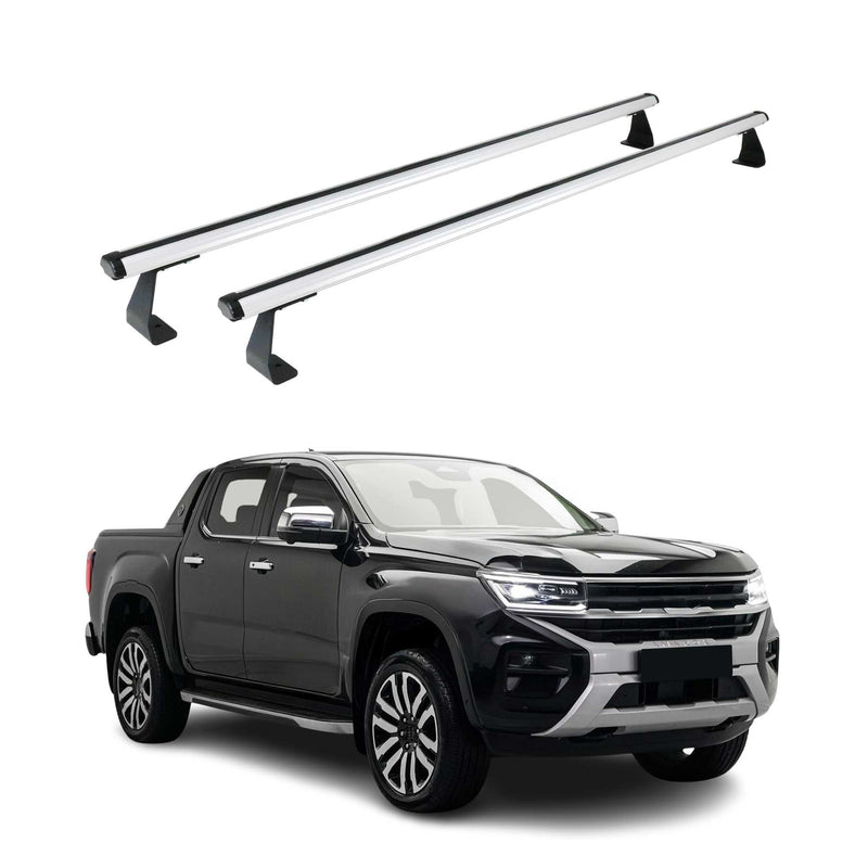 2022-2025 VW Amarok Dachträger Gepäkträger Silber Alu 2 tlg