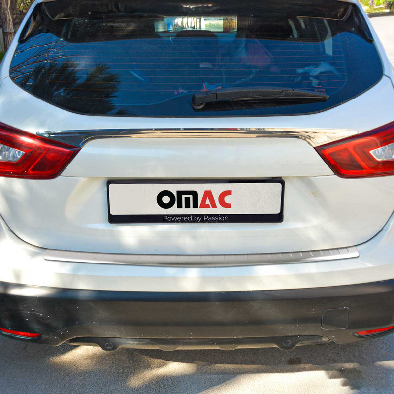 Protezione paraurti per soglia di carico per Nissan Qashqai 2017-2021 cromata spazzolata