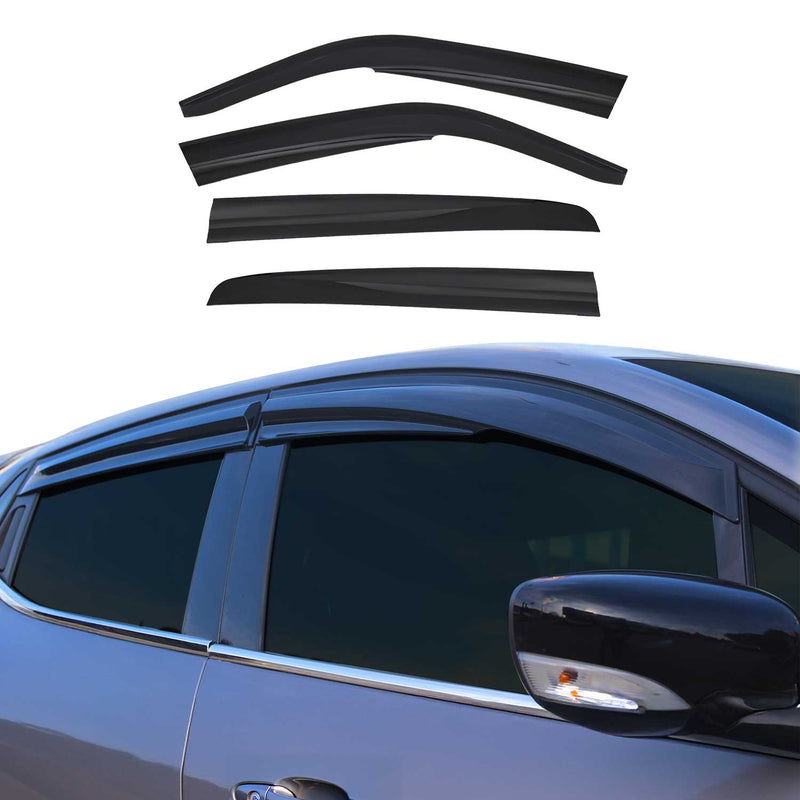 4 deflettori d'aria e deflettori antipioggia per VW Golf 1991-1998 Hatchback Station Wagon Scuri