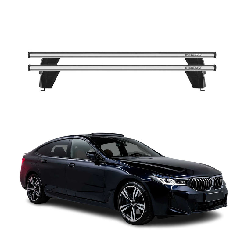 Menabo Dachträger für BMW 6er Gran Turismo G32 2017-2025 75kg Alu Silber 2x