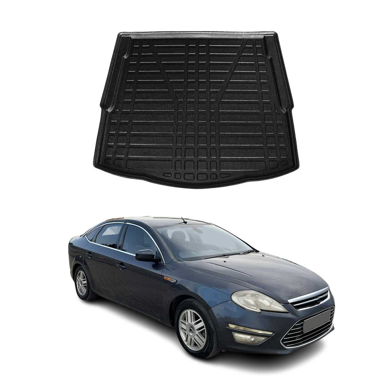 Vassoio per bagagliaio, vano di carico per Ford Mondeo mk4 Liftback 2007-2014 in gomma TPE