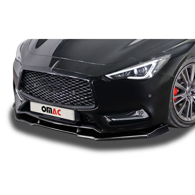 Spoiler anteriore RDX Vario-X per Infiniti Q60 Nero