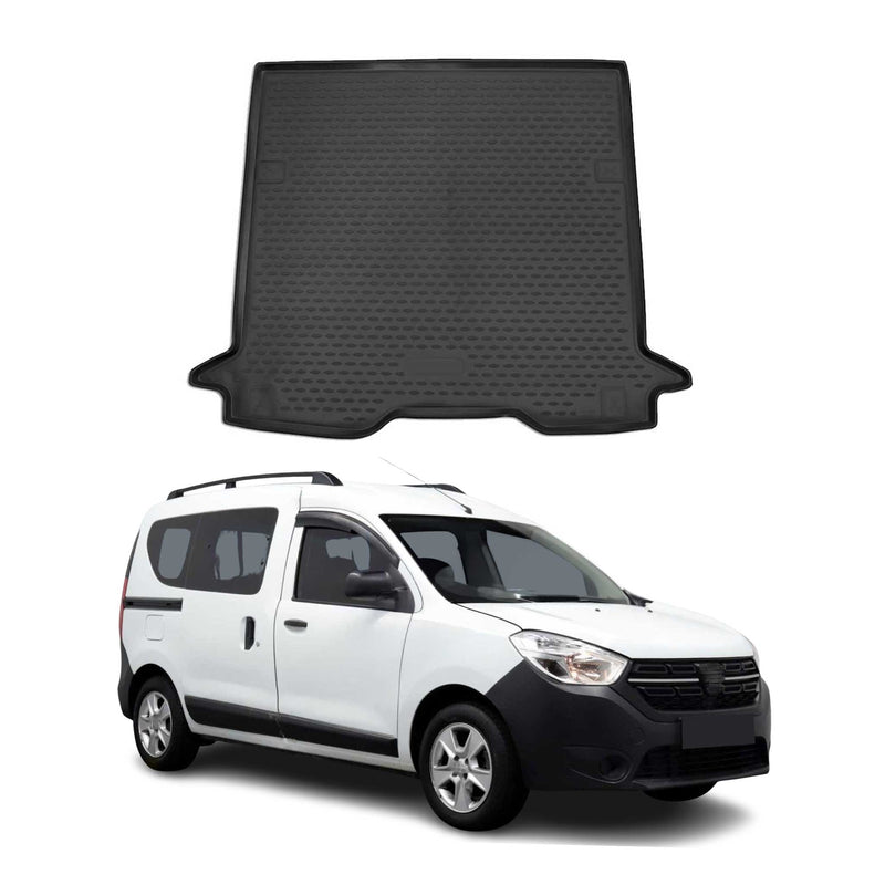 Tappetino portabagagli per Dacia Dokker 2015-2021 in gomma TPE nero