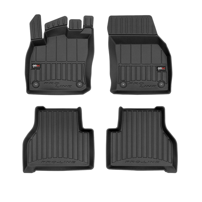 Tappetini VW Caddy 2021-2025 in TPE nero, 4 pezzi