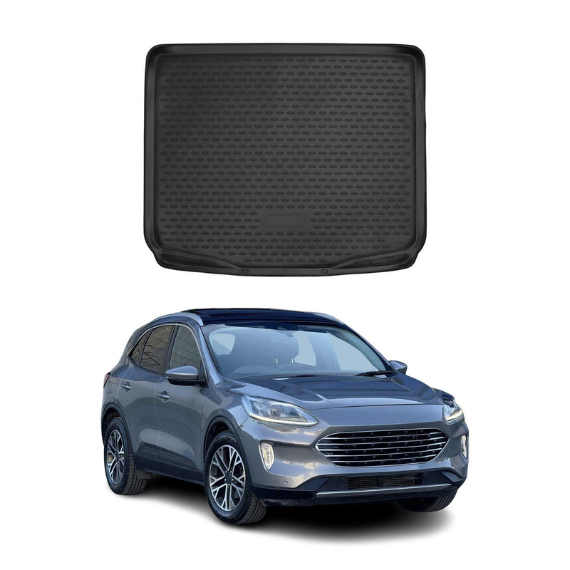 Tappetino per bagagliaio per Ford Kuga 2019-2025 in gomma TPE nero