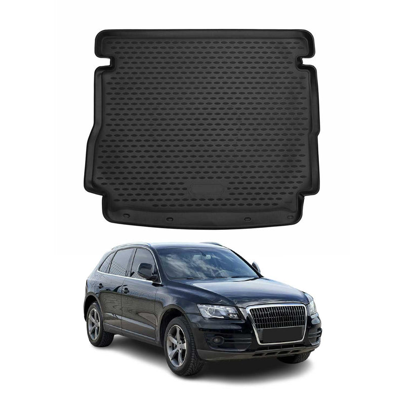 Tappetino per bagagliaio per Audi Q5 8RB 2011-2017 in gomma TPE nero