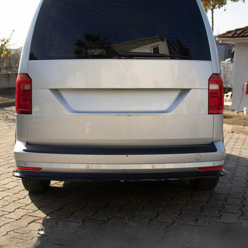 Protezione soglia di carico per VW Caddy 2003-2015 protezione paraurti nero opaco in ABS