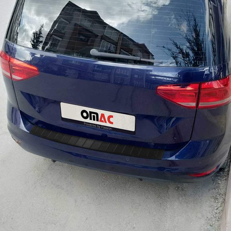 Paraurti di protezione della soglia di carico per VW Touran 2015-2025 in acciaio inox e fibra di carbonio