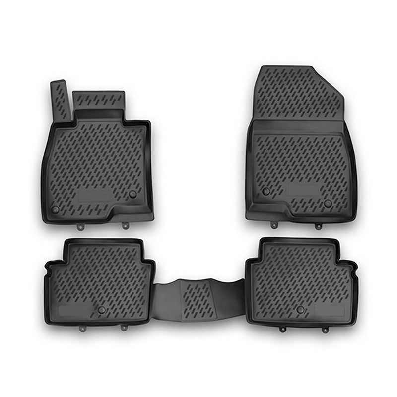 Tappetini in TPE neri per Mazda 6 Station Wagon 2012-2021, 4 pezzi
