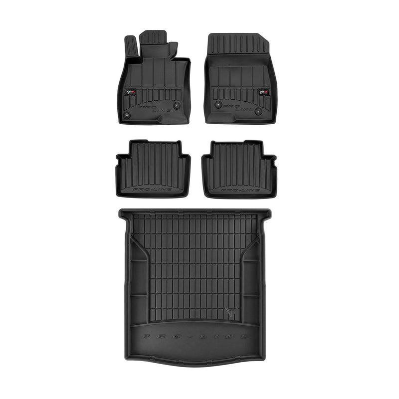 OMAC Fußmatten & Kofferraumwanne Set für Mazda 6 Kombi 2012-2025 Gummi TPE 5x