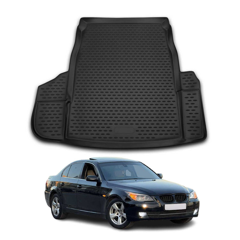 Tappetino per bagagliaio per BMW Serie 5 E60 2003-2010 Gomma TPE Nero