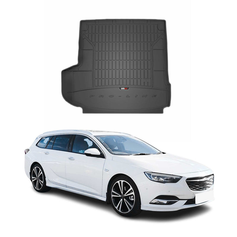 Vasca baule in gomma OMAC per Opel Insignia B Tourer 2017-2025 TPE Nero