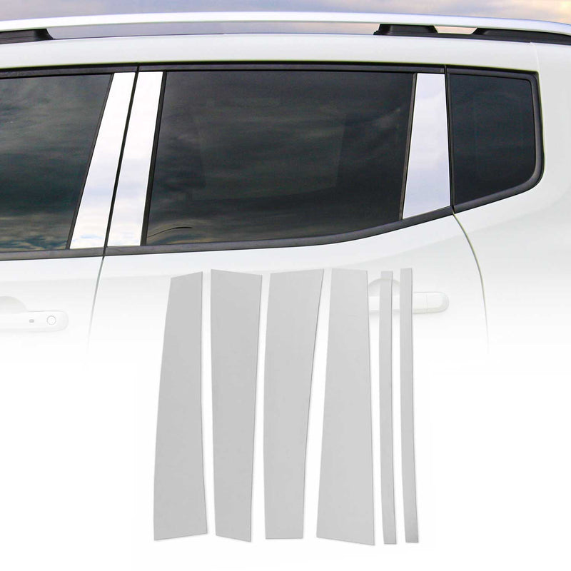 Rivestimento del montante della porta del montante B e del montante C per Land Rover Sport 2005-2013 cromato, 6 pezzi