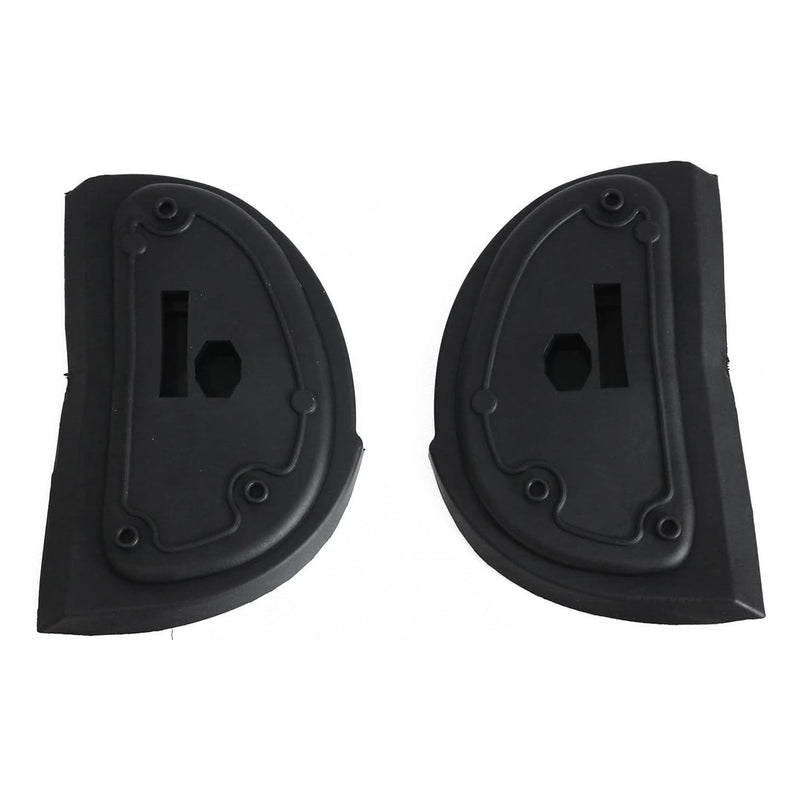 Gomma per specchietto retrovisore esterno per Mercedes Classe E W210 2000-2003 plastica nera 2 pezzi