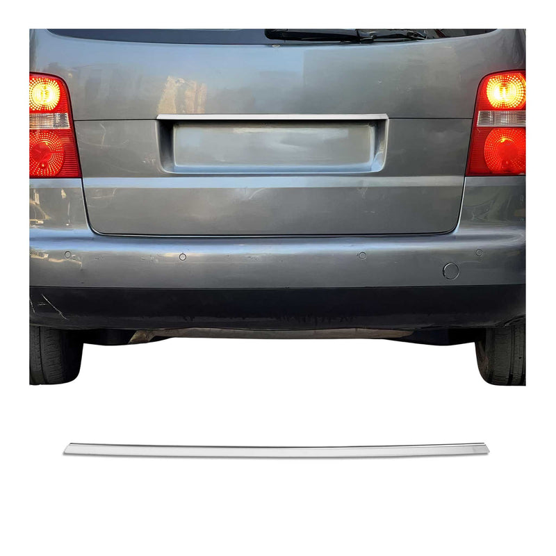 Modanatura per portellone posteriore per VW Touran 2003-2010 in acciaio inox cromato, 1 pezzo