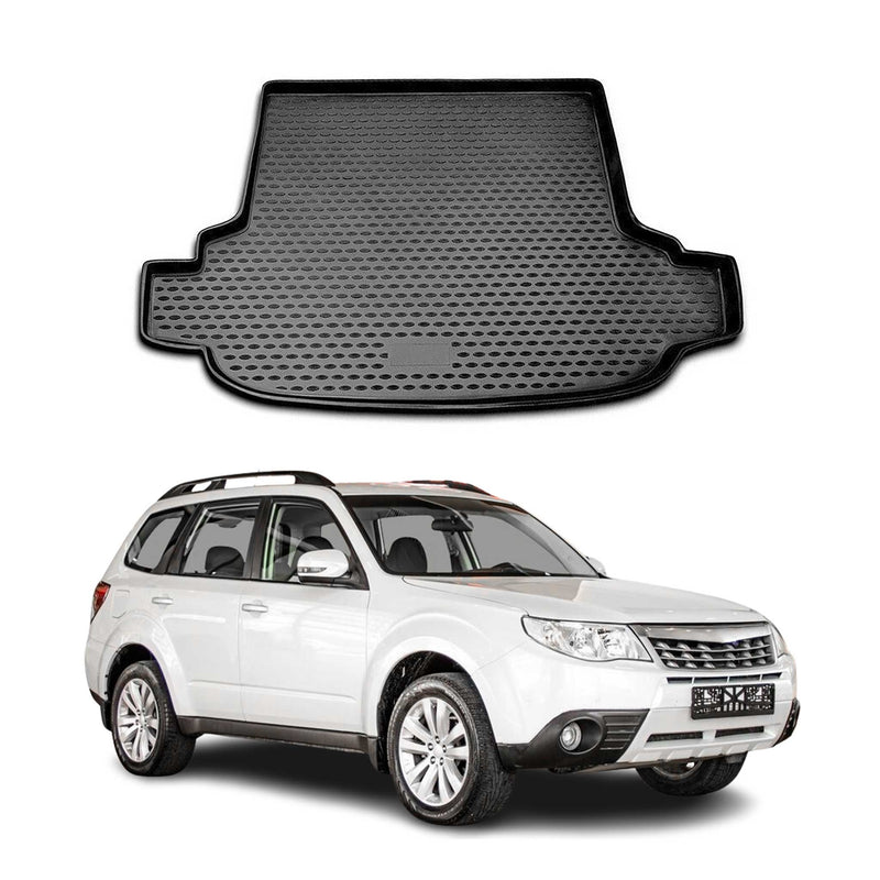 Tappetino per bagagliaio per Subaru Forester 2.5 XT 2009-2013 Nero 1x
