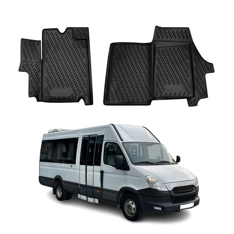 Tappetini Iveco Daily 2006-2020 TPE Nero 2 pezzi
