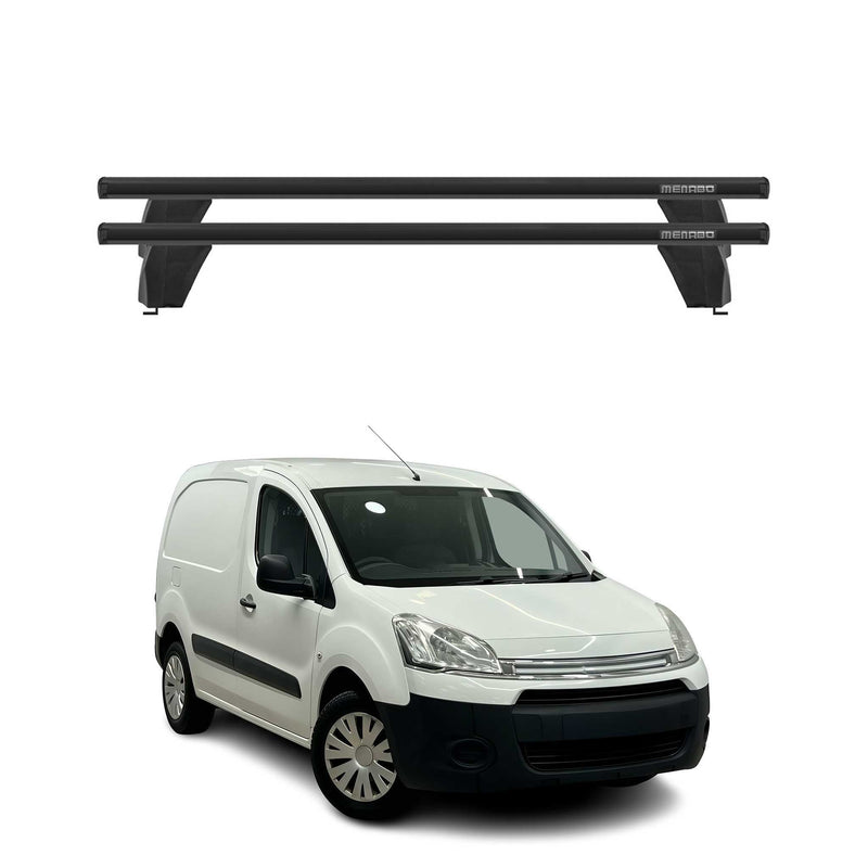 Barre portatutto Menabo per Citroen Berlingo 2008-2018 ABE alluminio nero