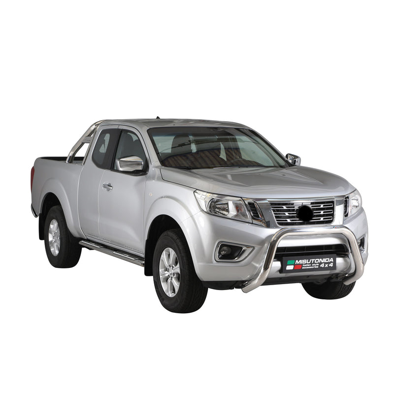 Barre laterali in acciaio per pedane per Nissan NP300 Navara King Cab 2016-2025
