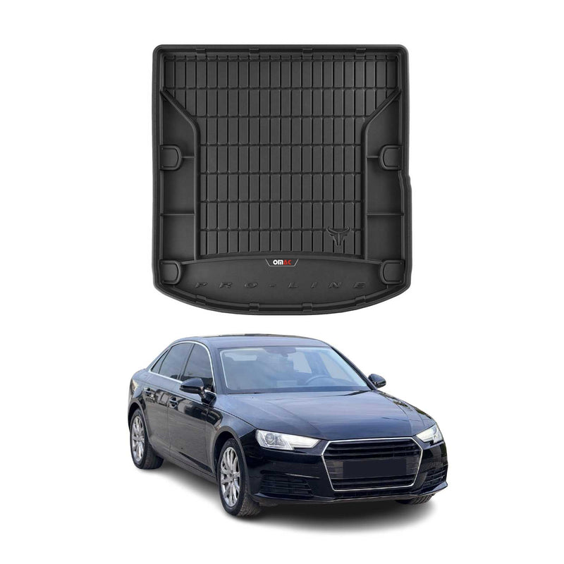 OMAC Gummi Kofferraumwanne für Audi A4 S4 B9 Limo 2015-2025 TPE Laderaumwanne