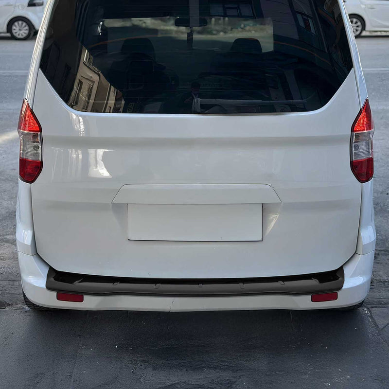 Protezione paraurti per soglia di carico Ford Transit Tourneo Courier 2014-2023, ABS lucido, 1x