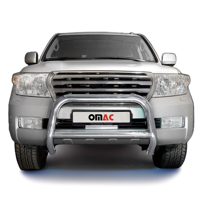 Frontbügel Frontschutzbügel für Toyota Land Cruiser V8 2007-2012 ABE Silber