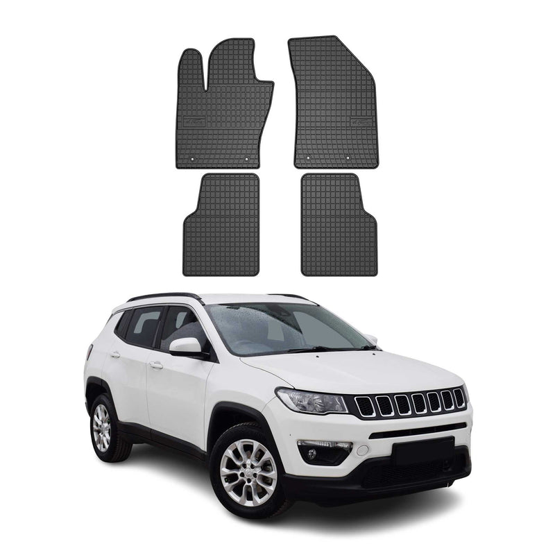2016-2020 Jeep Compass Fußmatten Gummi Schwarz 4 tlg