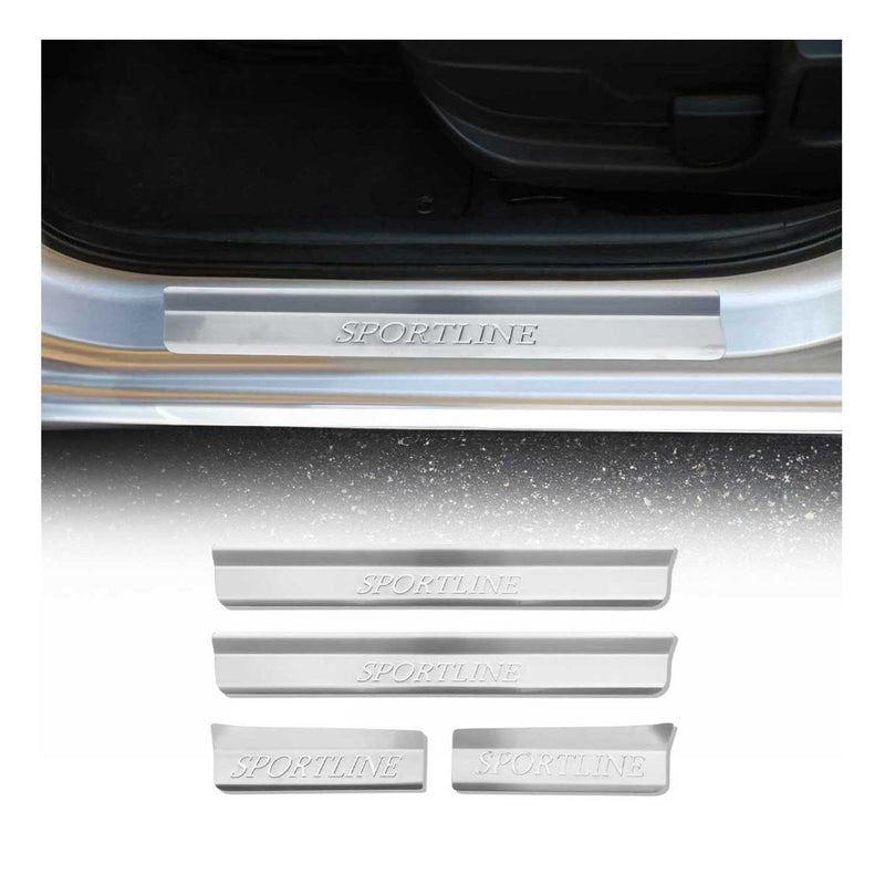 Einstiegsleisten Türschweller für BMW 3er E46 1998-2007 Edelstahl Silber 4tlg
