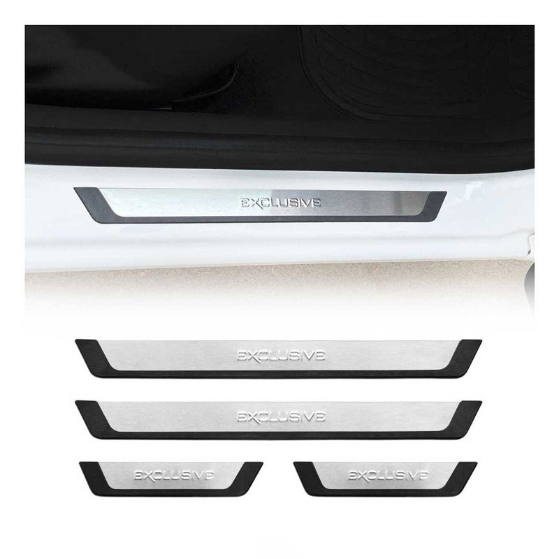 Einstiegsleisten Türschweller Exclusive für Ford Focus Edelstahl Silber 4tlg