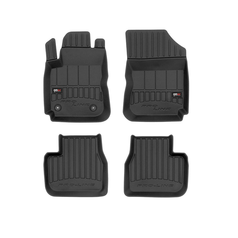 Tappetini Citroen C4 Cactus 2014-2018 in TPE Nero 4 pezzi