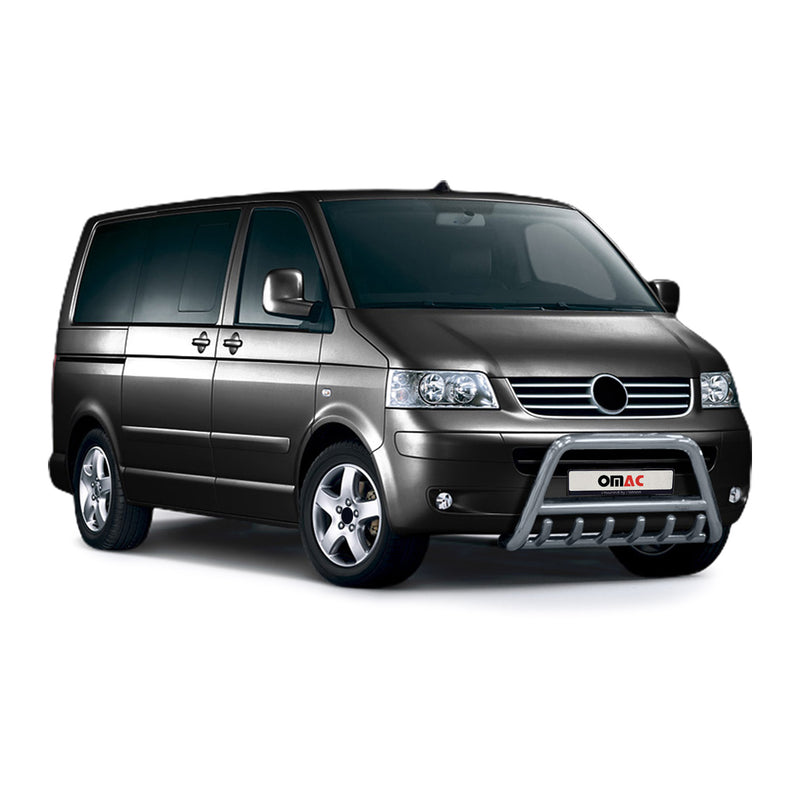 Protezione anteriore per VW Transporter T5 2003-2015 ABE argento