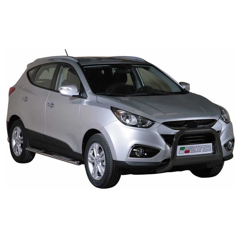 Protezione anteriore per Hyundai ix35 2009-2015 ø63mm acciaio nero
