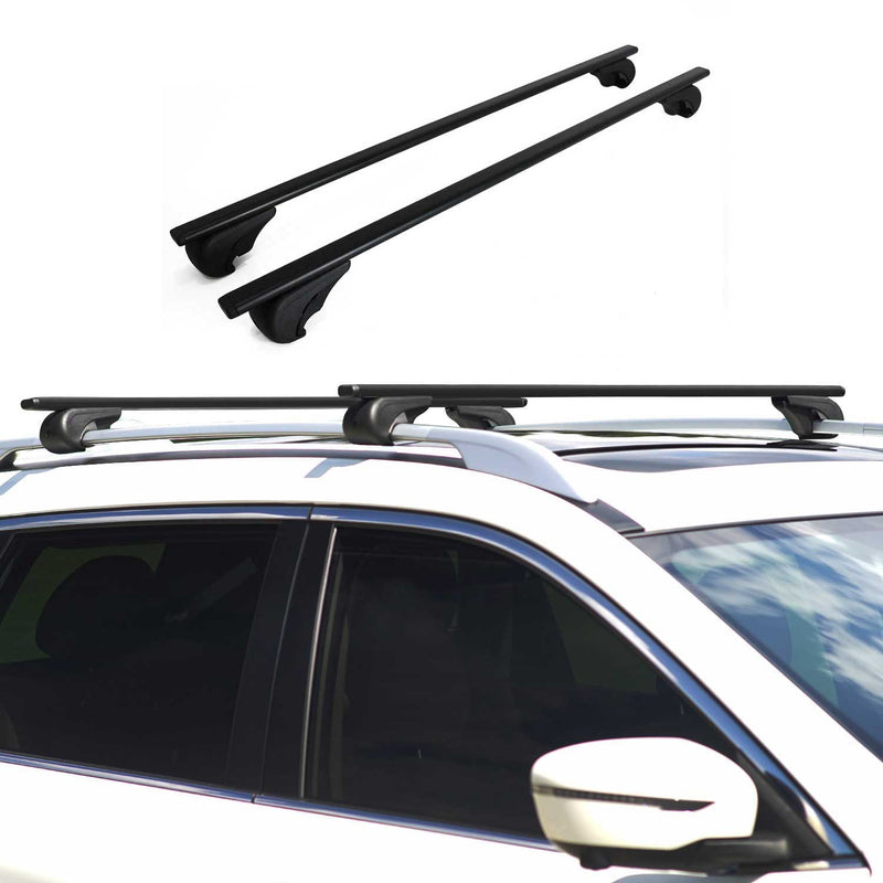 Portapacchi da tetto Chevrolet Suburban Tahoe 2007-2014, nero, 2 pezzi