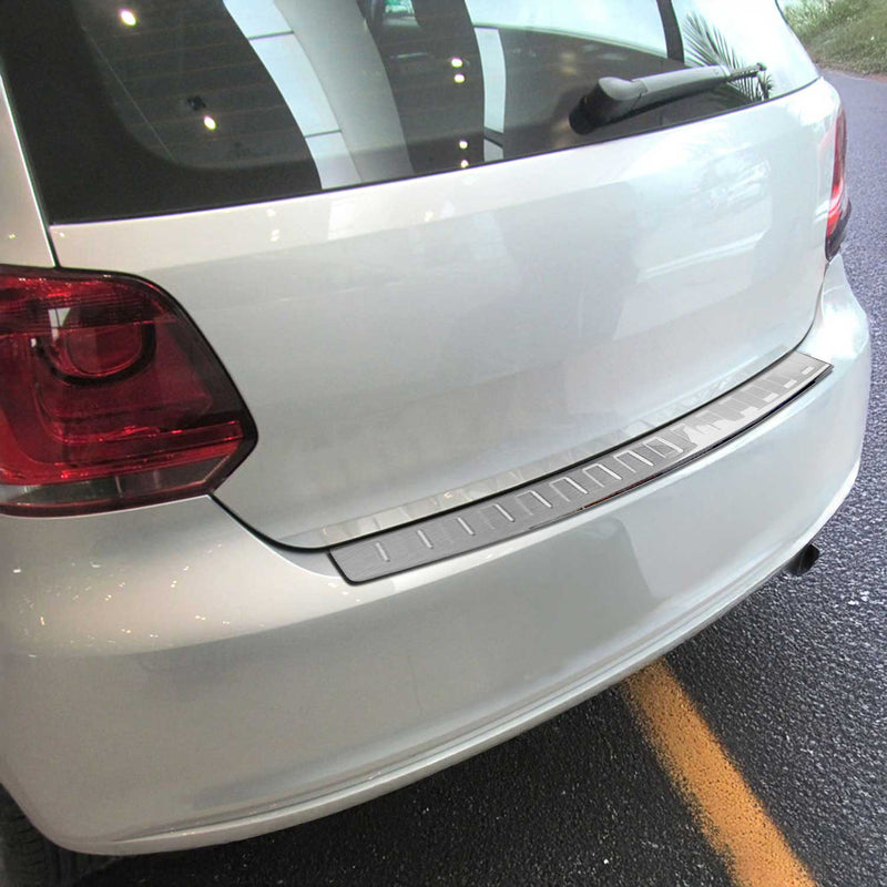 Paraurti di protezione della soglia di carico per VW Polo Hatchback 2009-2017 cromato spazzolato