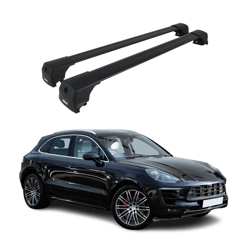 Dachträger Grundtäger für Mitsubishi Outlander 2012-2021 75kg Alu Schwarz 2 tlg