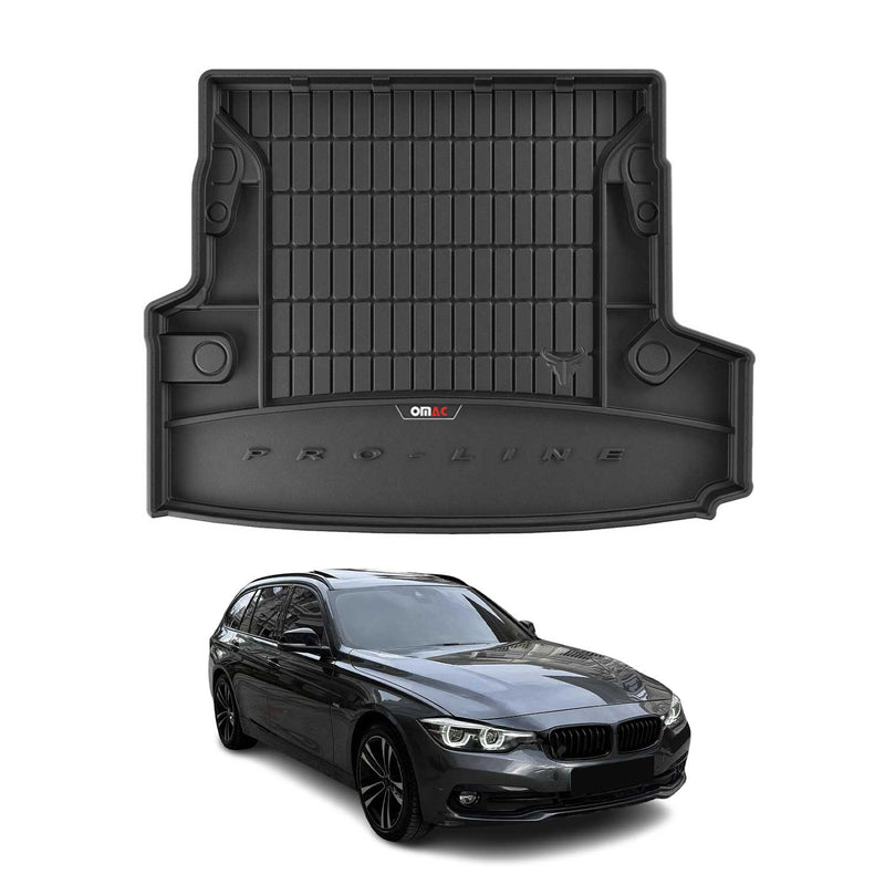 Vasca portabagagli in gomma OMAC per BMW Serie 3 F31 Touring 2011-2019, vasca portabagagli in TPE