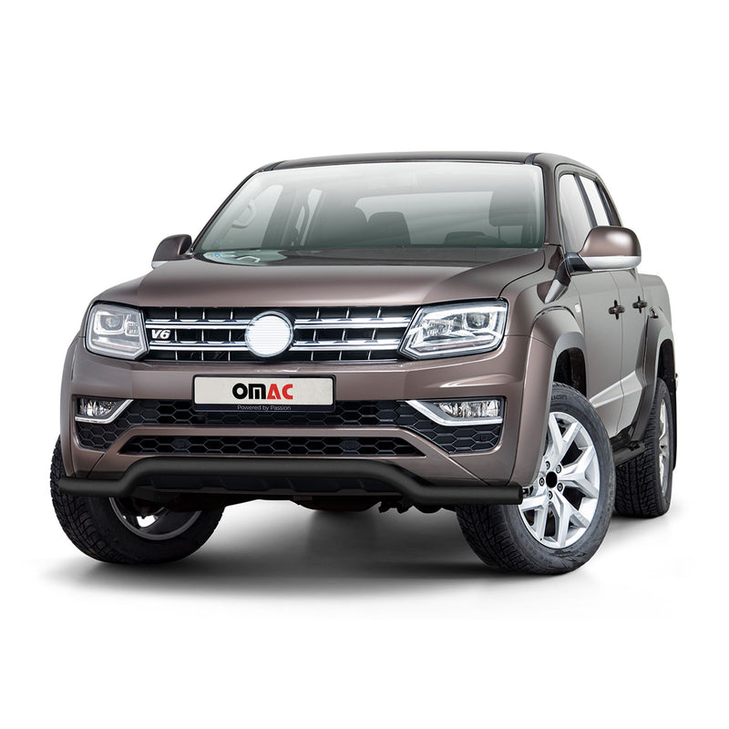 Protezione anteriore per VW Amarok 2016-2021 ABE acciaio inox nero