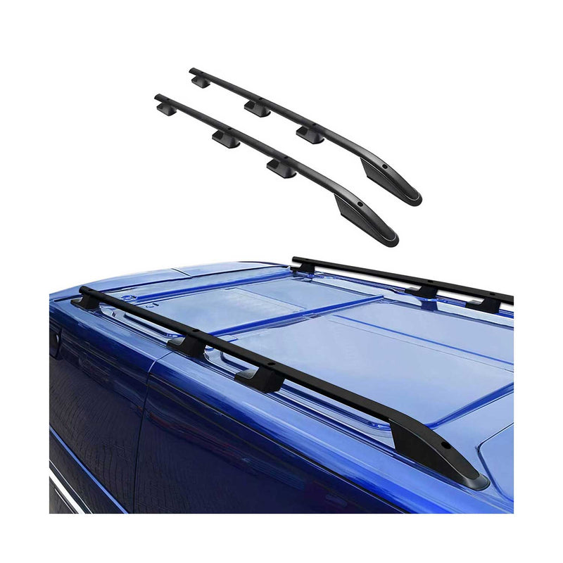 Barre trasversali portatutto in alluminio per Ford Transit 2014-2025 L2 passo medio nere
