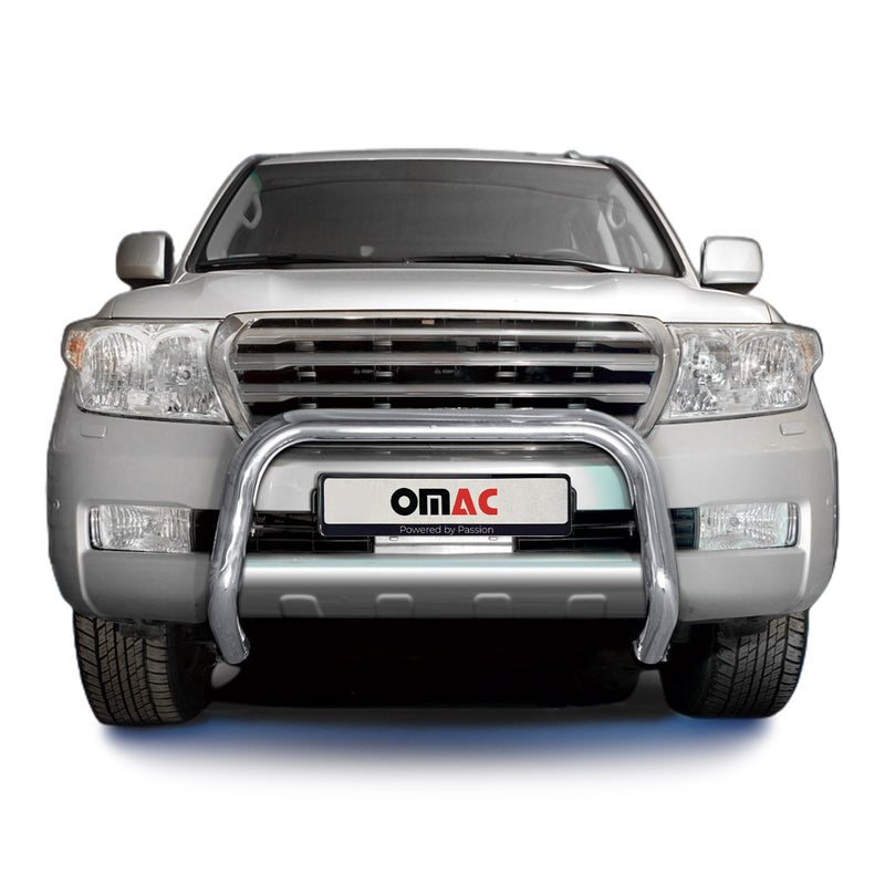 Protezione anteriore in acciaio per Toyota Land Cruiser V8 2007-12 ABE Silver