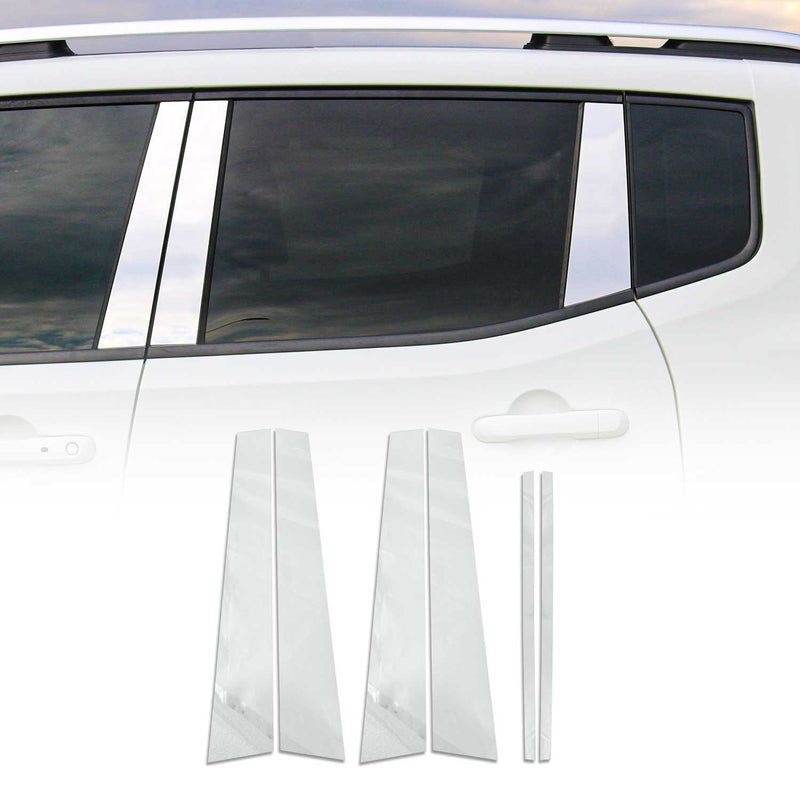 B-Säule C-Säule Türsäulen Verkleidung für Land Rover Freelander 2006-2014 Chrom