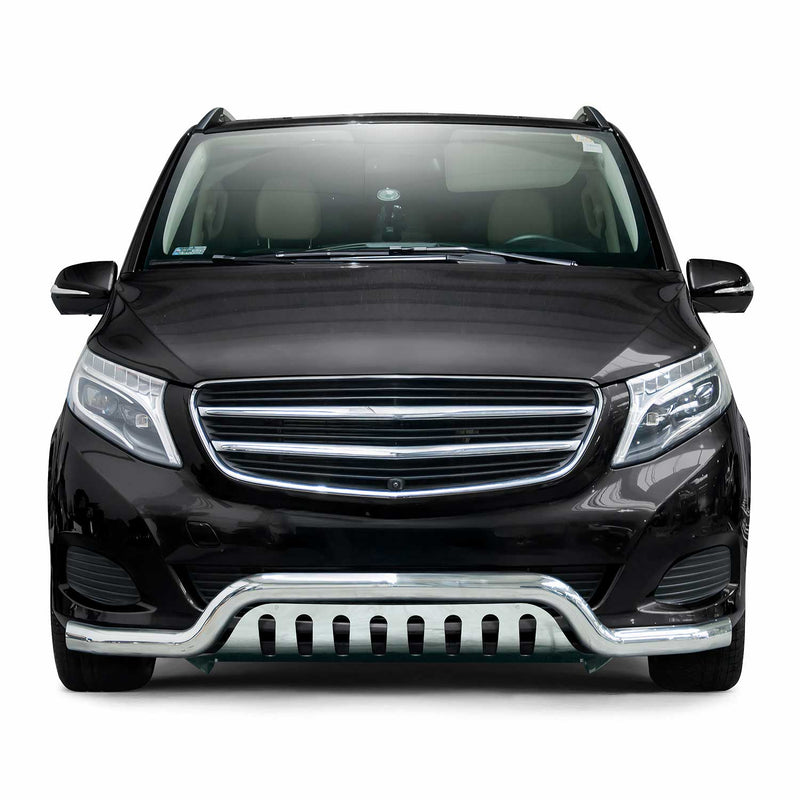Protezione anteriore per Mercedes Vito W447 2014-2025 acciaio ABE argento
