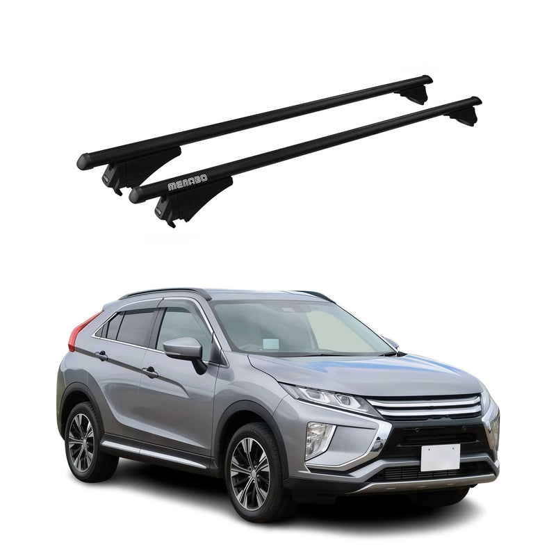 Portapacchi Menabo per Mitsubishi Eclipse Cross 2018-2025 ABE alluminio nero