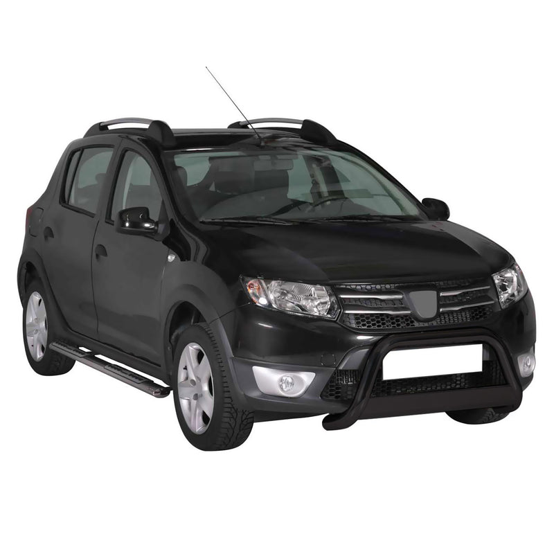 Protezione anteriore per Sandero Stepway 2012-2016 ø63mm acciaio nero