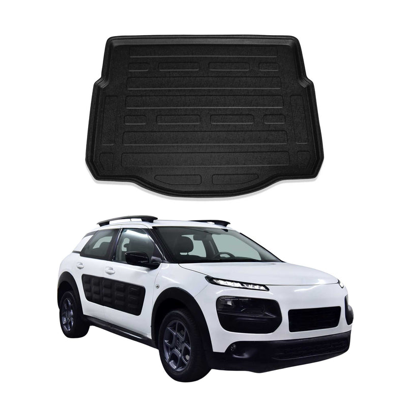 Vasca baule per Citroen C4 Cactus 2014-2021 Gomma TPE Nero