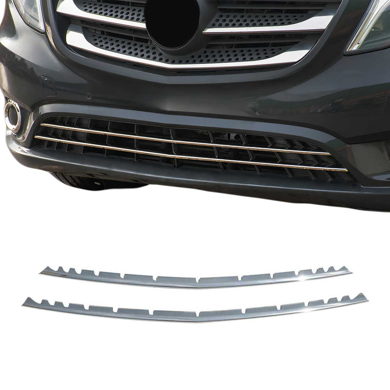 Kühlergrill Leiste Grillleisten für Mercedes Vito W447 2014-2019 Chrom 2x