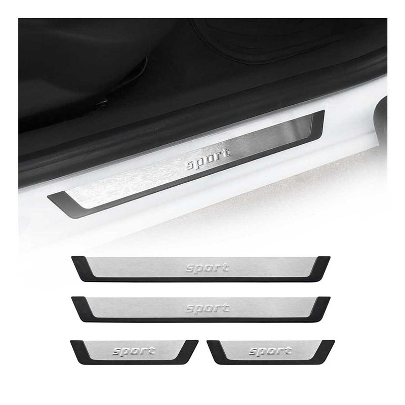 Soglie porte sportive per Renault Latitude Talisman Arkana Zoe Cromate Spazzolate